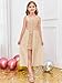 Haloumoning Girls Sequin Dresses Kids Fashion Sparkly One Shoulder Birthday Party Prom Dress 4-14 Years Gold