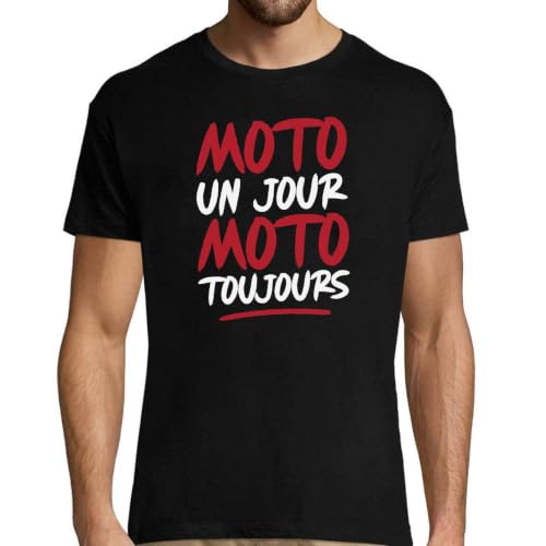 T-Shirt Homme Moto Original et Confortable pour Motards Passionnés