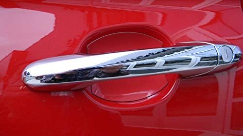 Gloss Red New Car Auto Accessory Car Door Handle Cup Scratch Cover Guards Protector 4pk U.S.A. image 4