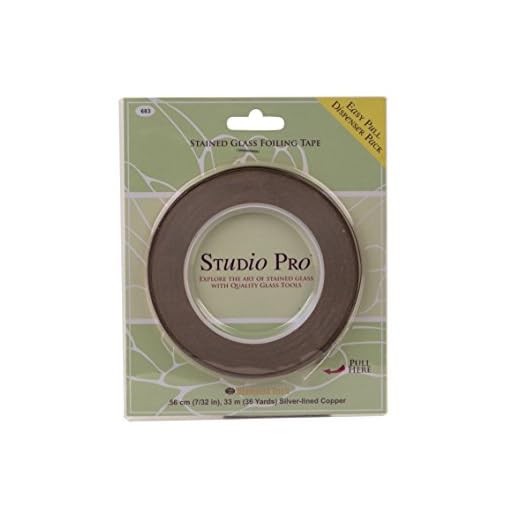 Studio Pro 7/32-Inch Silver Lined Copper Foil Tape