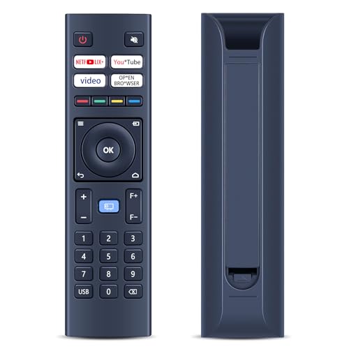 Image of RETROSUN Projector Replacement Remote Control for WiMiUS K9 Home Theater, for VOPLLS 4K M10, for MECOOL KP2, for DBPOWER G01 Projector V12 TOPTRO, for Xiaomi Wanbo TT Blitzwolf BW-V6 Yaber U12VOPLLS