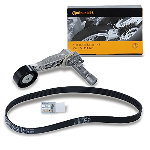 6PK905 EXTRA K1 CONTITECH Courroie trapézoïdale nervurée avec poulie tension pour Peugeot 207 208