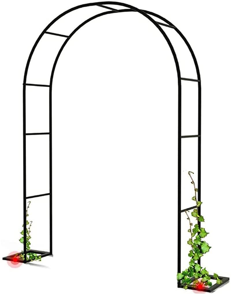 Arche de jardin courbée et décoration d'arche de mariage pour cérémonie en plein air