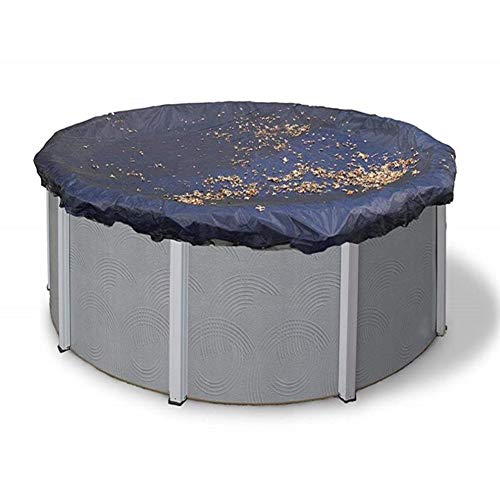 JQDZX Swimming Pool - Hot Tub Cover, Waterproof- Anti-Dust UV & Weather Resistant SPA Cover with Elastic Cord, for Garden Furniture, Home Garden Pool (Black,Garden 360 * 20cm)