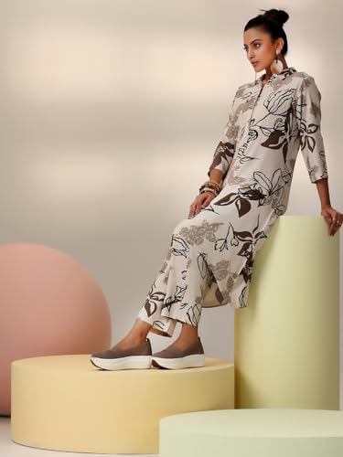 Image of Libas Womens Printed Rayon Co ord Set for Women | daily wear | casual wear | office wear