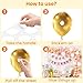 HONIBRA Clear Sticky Tack Adhesive Stick dots- Easy to Peel Clear Double Sided Mounting Putty Stick Tack for Wall Hanging Museum Wax Gel, Balloons, and Festival Decoration