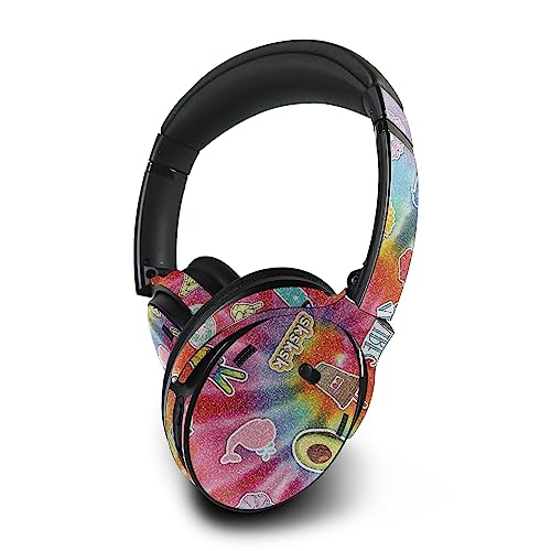 Image of MightySkins Glossy Glitter Skin Compatible with Bose QuietComfort 45 Headphones - VSCO5 | Protective, Durable High-Gloss Glitter Finish | Easy to Apply, Remove, and Change Styles | Made in The USA