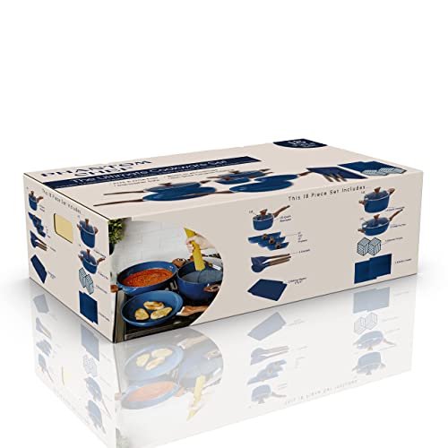 PHANTOM-CHEF-18-Piece-Cookware-Set-Non-Stick-Ceramic-Coating-Oven-Dishwasher-Safe-PFOA-Free-Aluminum-Pots-Pans-Set-with-Lids-Stay-Cool-Handles-Induction-Stovetop-Compatible-Navy