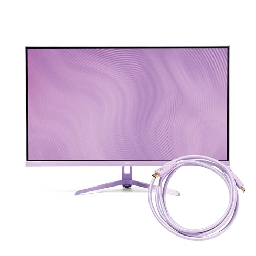 Image of Pixio PX279 Wave Purple 27 inch 240Hz 1080p Fast IPS Panel 1ms GTG Adaptive Sync Gaming Monitor with Purple HDMI 2.1 Cable Certified Ultra High Speed 6FT 8K 60Hz 4K 120Hz Nylon Braided