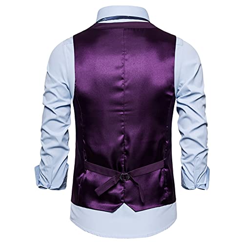 Mens Work Suits Vests Wedding Prom Business Casual Dress Waistcoats Sleeveless V Neck Slim Fit Formal Vest For Tuxedo2