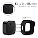 Hisewen Silicone Case Cover for All-New Blink Outdoor 4 (4th Gen), Weatherproof Protective Skin Cover for All-New Blink Outdoor 4 Home Security Camera (Black, 3 Pack)