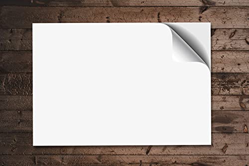 A3 Plain Unprinted Desk pad 90gsm Thick Paper 50 Sheets per pad glued at the Bottom to Help Prevent Curling with Strong Grey Backboard