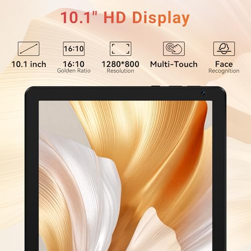 Image of URAO Tablet,10.1 inch Android Tablet with Octa-core Processor 30GB RAM 128GB ROM HD IPS Touchscreen 8H Battery, Wi-Fi 6, BT 5.4, Dual Camera, Android 16 Tablets 2026