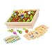 TOYANDONA Karotte Ernte Spiel Holz Spielzeug Lustige Kinder Interaktive Spiel Spielzeug Familie Brettspiel Kit für Geburtstag Party Geschenke
