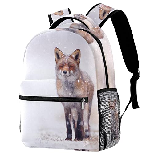 Sacs à bandoulière décontractés pour enfants et ados style renard