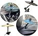 car cymbals air vent, Mini Drum Crash Cymbal ForFun Music for Drummers, Cool Car Gadgets for Dashboard and Air Vent, Easy Install (B)