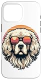 Photo Gallery custodia per iphone 16 pro max retrò sunset occhiali da sole bolognese dog bichon Photo Gallery custodia per iphone 16 pro max retrò sunset occhiali da sole bolognese dog bichon