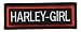 Harley Girl Embroidered Iron ON Patch by Miltacusa
