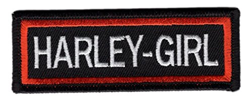 Harley Girl Embroidered Iron ON Patch by Miltacusa