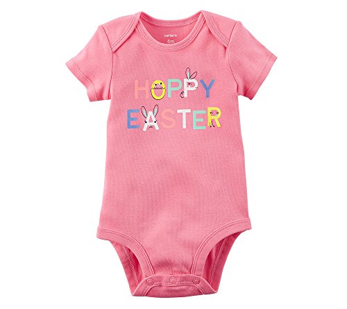 Bodysuit newborn Carter's short sleeve Easter en coton doux