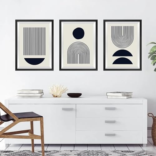 Affiche d'art mural géométrique pour décorer un salon esthétique - 4