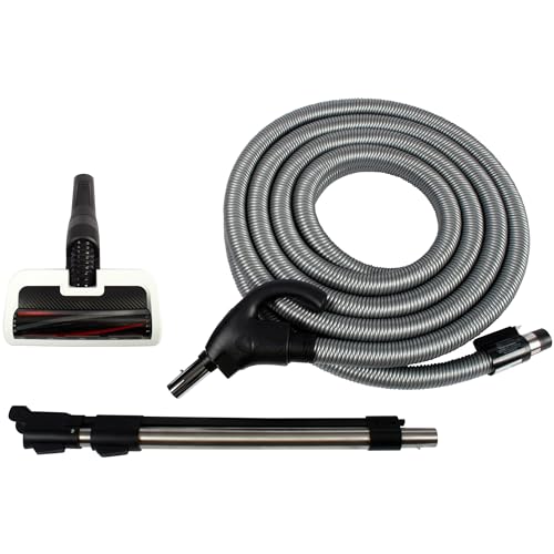 Cen-Tec Systems 97569 All-Floors Central Vacuum Powerhead, 35 Ft. DC Hose, Gray