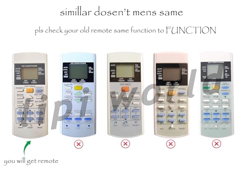 Image of Lipiworld 29D Inverter AC Remote Control (Old Remote Exactly Same Remote Will Only Work) with Function nanoe-G Compatible for Panasonic AC Remote