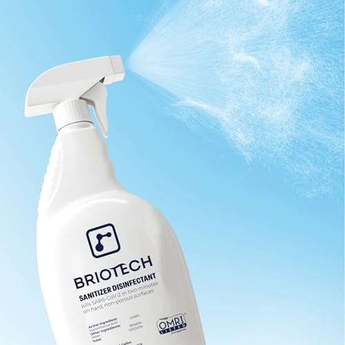 BRIOTECH Sanitizer Disinfectant Hypochlorous Spray, Kill 99.99% of Viruses & Bacteria, Control Mold, Eliminate Odor, Gentle for Nursery & Play Rooms, Food Contact Surface Sanitizer, 4 fl oz - Image 4