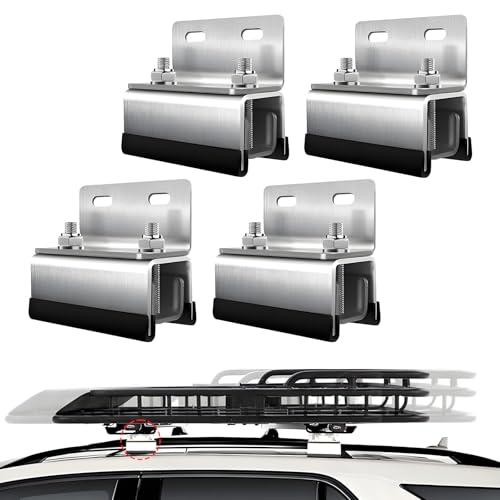 Dachträger Mount Kit, 4 Stück Van Roof Rack Montagehalterung, Stainless Steel Van Roof Rack, Stabiler Dachgepäckträger für ProMaster, Boxer, Jumper, Ducato, Movano Dachträger Mount Kit, 4 Stück Van Roof Rack Montagehalterung, Stainless Steel Van Roof Rack, Stabiler Dachgepäckträger für ProMaster, Boxer, Jumper, Ducato, Movano