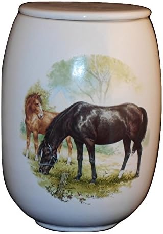 Horse -Funeral Urn - Cremation Urn for Human Ashes - Hand Made Pottery