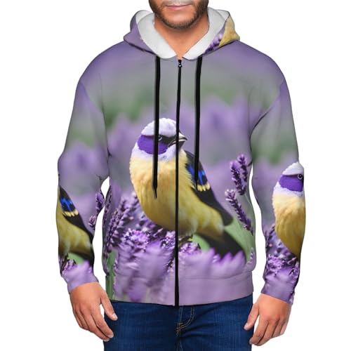 Pull à capuche pour homme motif floral veste zippée mi-saison confortable - 6