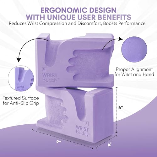 WRISTBuddy® Yoga Blocks 2-Pack (Left + Right) — Ergonomic, Hand-Shaped EVA Blocks for Wrist Relief & Better Grip | Doctor-Designed Support for Yoga, Pilates, Handstands, Push-Ups & Rehab - Image 6