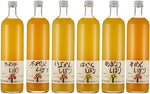 伊藤農園 100%ピュアジュース 6本ギフトセット(みかん、いよかん、 はっさく、 あまなつ、 きよみ、 不知火)