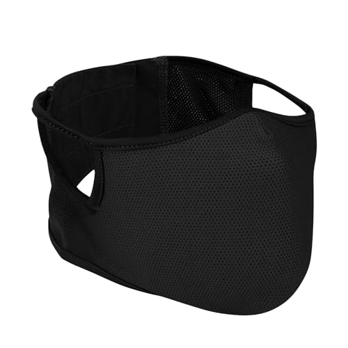 Qavctw Tactical Shooting Mask Foldable Airsoft Silicone Mask Breathable Free Ear Protection Outdoor Half Face Mesh Military Mask for Shooting Riding Climbing Paintball Hunting Game