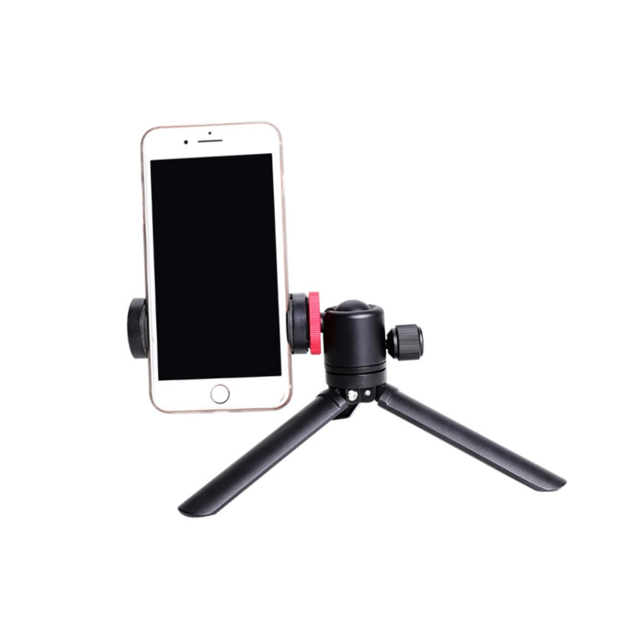 KONTONTY Tripod Ball Head Tripod Ballhead Camcorder Tripod Adapter Mount Mini Head Gimbal Camera Head for DSLR Camera Head for Camera Tripod Camera Quick Release Hot Shoe Black