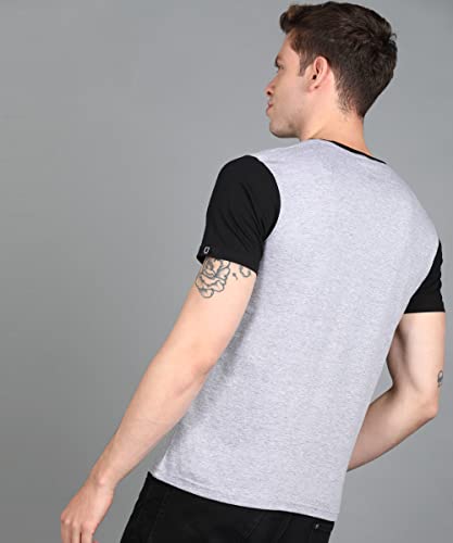 Image of Urbano Fashion Men's Graphic Printed Round Neck Half Sleeve Slim Fit Cotton T-Shirt