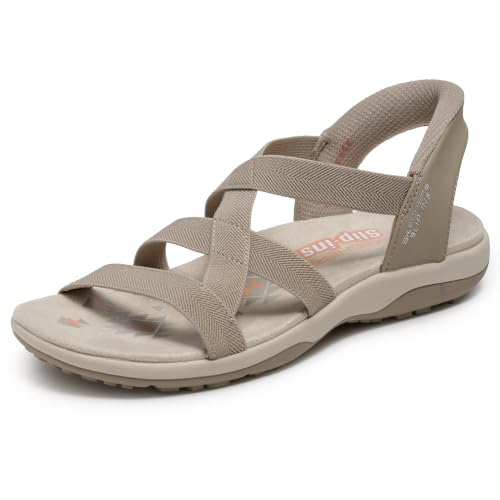 Image of Skechers Women's Reggae Slim - Stretch Flex Hands Free Slip-ins | Hands Free Slip-Ins, Memory Foam, Machine Washable, Vegan, Stretch Fit, Hands Free