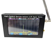 ZQ6 Handheld Spectrum Analyzer 35MHz-6000MHz Signal Source & Spectrometer with Tracking Frequency Range 6GHz Scan Width Fast Scanning Portable for Signal Testing and Analysis