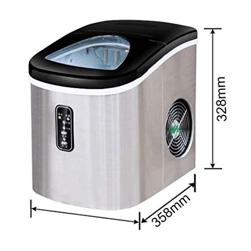 Máquina compacta para hacer cubitos de hielo 12kg miniatura 2