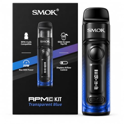 SMOK RPM C Pod Vape Kit [Transparent Blue]