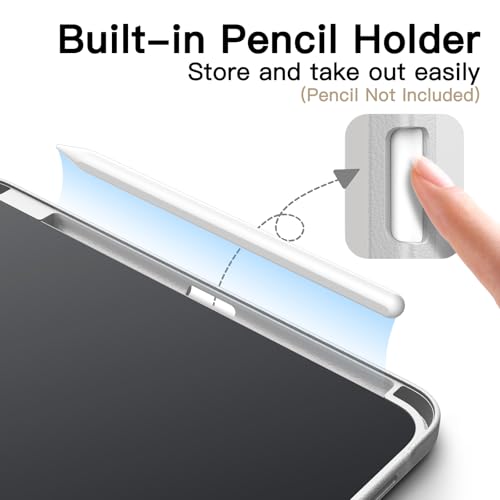 Image of JETech Multi-Angle Stand Case for iPad (A16) 11th /10th Gen, Silver