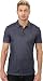 John Varvatos Star USA Men's Soft Collar Peace Polo with Contrast Stitching
