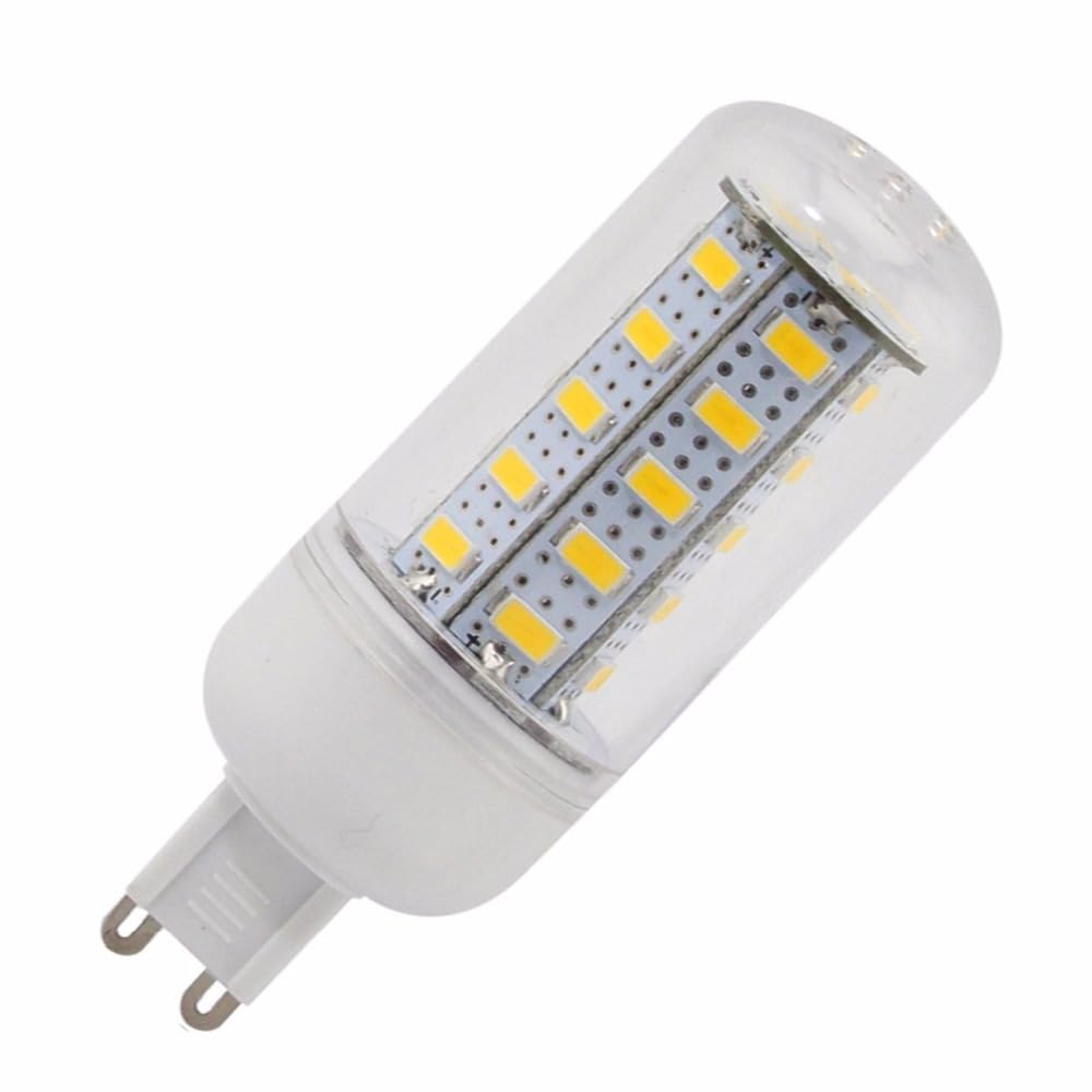NXCVBNKZJ KJXP Lighting, Pack of 15, LED Corn Lights AC220V 5W G9 36-SMD5730 500Lm Led Spotlight 360 Degrees Lighting Lamp(Cold White)