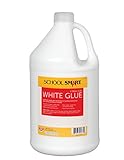 School Smart White Glue - 1 Gallon - Dries Clear
