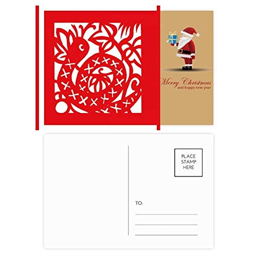 Cartes postales serpent Père Noël lot de 20 correspondance