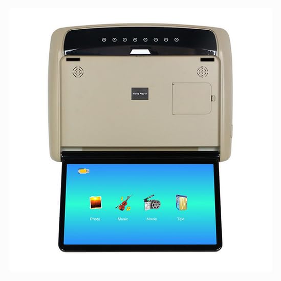 15,6 pulgadas de monitor de techo del coche reproductor de DVD con 1366 x 768p, AV, USB, SD, Región Libre DVD, transmisor de Radio FM, altavoz integrado, juego de 32 bits apoyo
