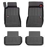 Gummimatten Auto Fussmatte passt für Mercedes CLK II C209 2002-2009 Verbessern Sie Ihren Reisekomfort mit Antirutschmatte Auto 3D