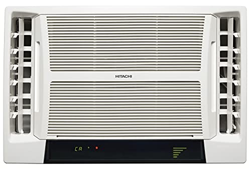 Image of Hitachi 1.5 Ton 5 Star Window AC (Copper, Dust Filter, 2021 Model, RAV518EEDO, White), Extra Large, Free 1 Year Extended warranty