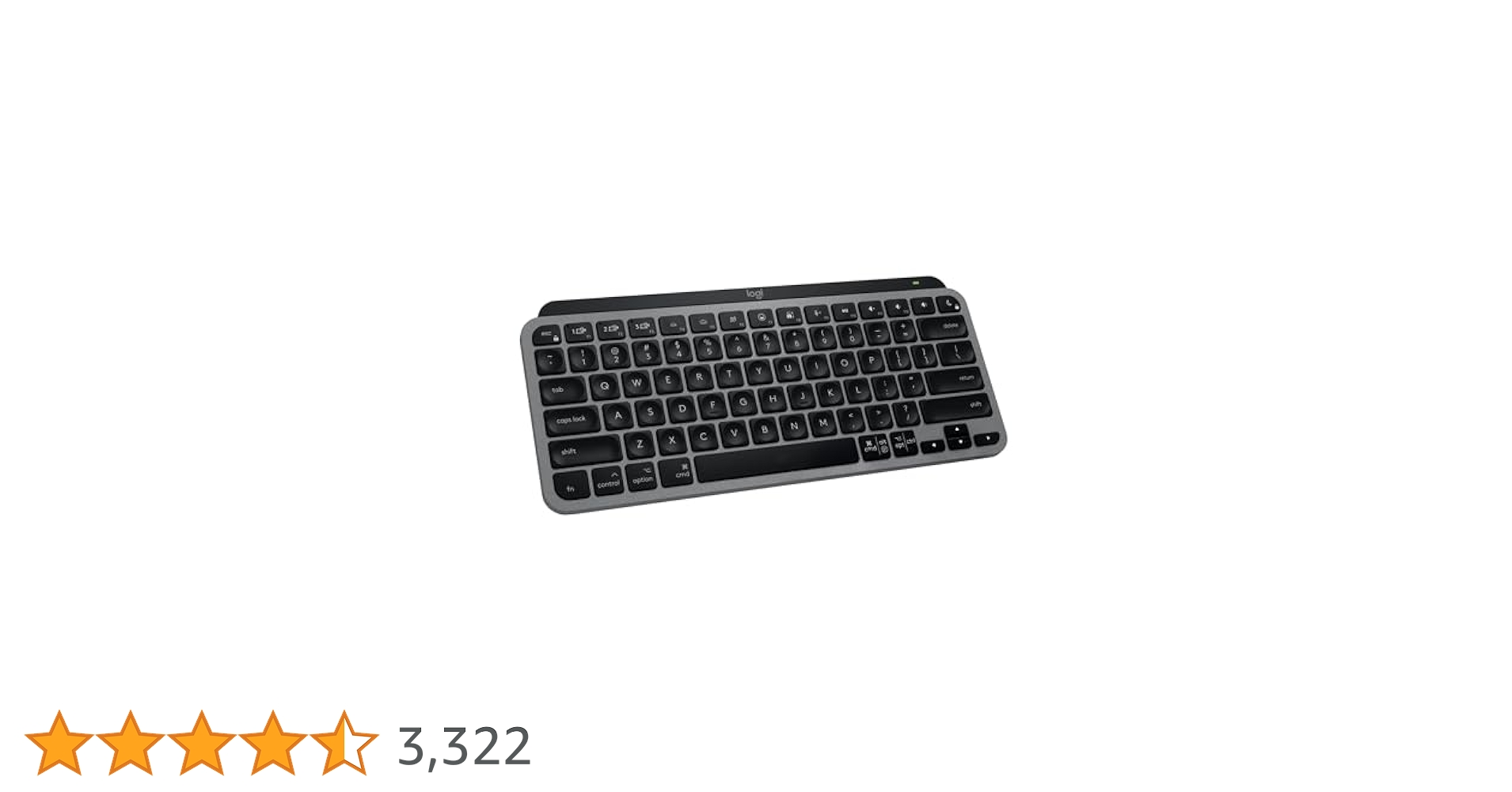MX Keys Mini（Mac用）スペースグレー Logitech MX Keys Mini Keyboard for Mac in Space Grey