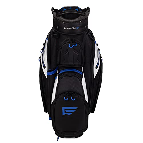 Founders Club Colorado Golf 14 Way Full Length Divider Cart Bag (Black White Blue)